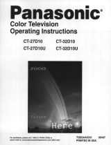 Panasonic CRT Television CT 27D10 User manual