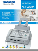 Panasonic Fax Machine KX-FL313HK User manual