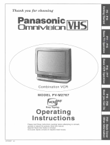 Panasonic TV VCR Combo PV-M2767 User manual