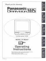 Panasonic TV VCR Combo PV-M2057 User manual