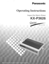 Panasonic KX-P3626 User manual