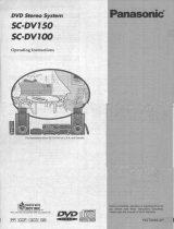 Panasonic Speaker System SC-DV100 User manual