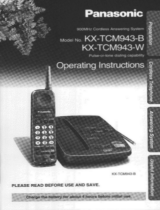 Panasonic KXTCM943W User manual