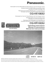 Panasonic CD Player CQ-HR1003U User manual