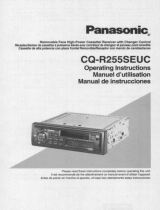 Panasonic Car Video System CQR255SEUC User manual