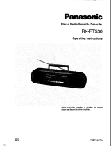 Panasonic Cassette Player RX-FT530 User manual