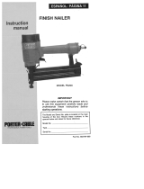 Porter-Cable Nail Gun 883794-699 User manual