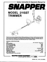 Snapper Trimmer 211SST User manual
