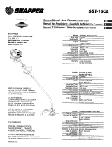 Snapper LINE TRIMMER (CURVED SHAFT) User manual