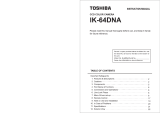 Toshiba IK-64DNA User manual