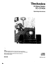 Technics Stereo System RQT2107-1B User manual