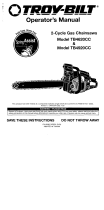 Troy-Bilt TB4920CC User manual