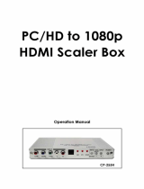 Video Products Computer Hardware PCHD-HDMI-SCALER User manual