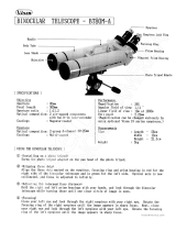 Vixen Binoculars BT80M-A User manual