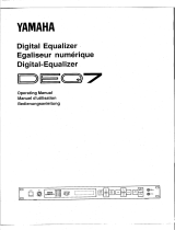Yamaha DEQ7 User manual