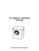 Zanussi Clothes Dryer TD163 User manual