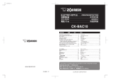 Zojirushi CK-BAC10 User manual