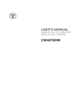 Westinghouse Flat Panel Television CW46T6DW User manual