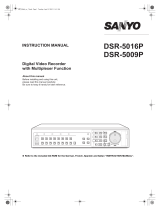 Sanyo DSR-5009P User manual