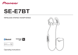 Pioneer SE-E7BT User manual