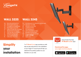Vogel's WALL 3245 Support mural TV orientable User manual