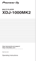 Pioneer DJ XDJ1000MK2 User manual