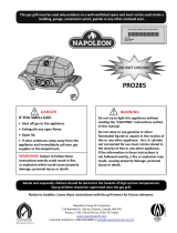 NAPOLEON PRO285 User manual