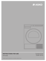 Asko T208H.W User manual