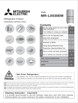 Mitsubishi MR-LX630EM-GBK-A2 User manual