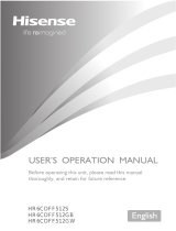Hisense HR6CDFF512S User manual