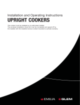 Glem UPRIGHT COOKERS User manual