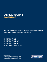 DeLonghi DEFV908CR User manual