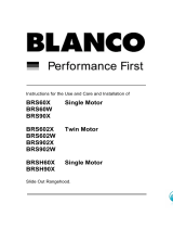BLANCO BRS902X Operating instructions