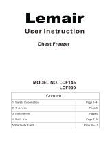 Lemair LCF145 User manual