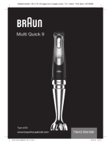 Braun MQ9087X User manual