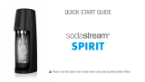 SodaStream 1011711610 User manual