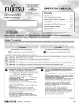Fujitsu ASTG34CMTA User manual