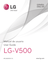 LG LG-V500 User manual