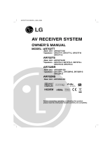 LG AR702TT User manual