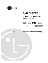 LG DVD-3351E User manual
