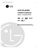 LG DVD4950 User manual