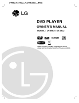 LG DVX172 User manual