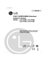 LG LAC3700R Owner's manual