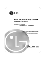 LG LF-BM340D User manual