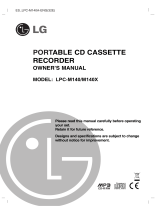 LG LPC-140X User manual