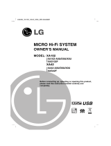 LG XA42 User manual