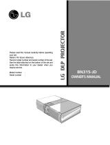 LG BN315-JD User manual