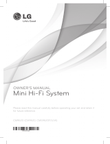 LG CM9520 User manual