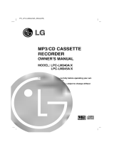 LG LPC-LM340A User manual