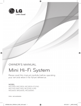 LG MCD605 User manual